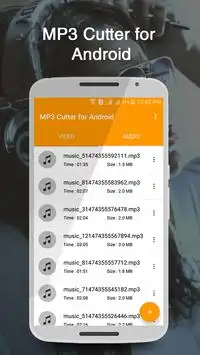 MP3 Cutter for Android screenshot 1