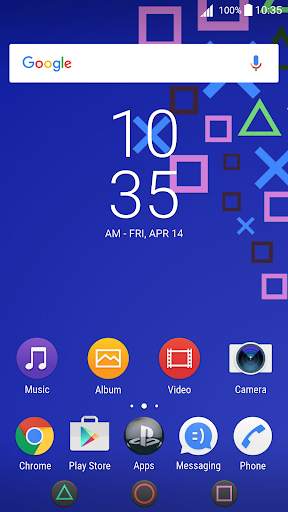 Theme PSpad for XPERIA 1 تصوير الشاشة