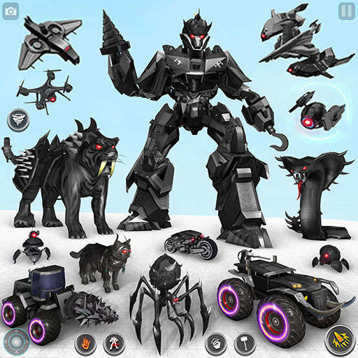 Police Tiger Robot Car Game 3D 2.5.7