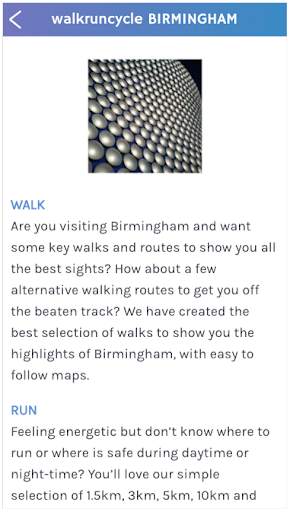 Walk Run Cycle Birmingham screenshot 2