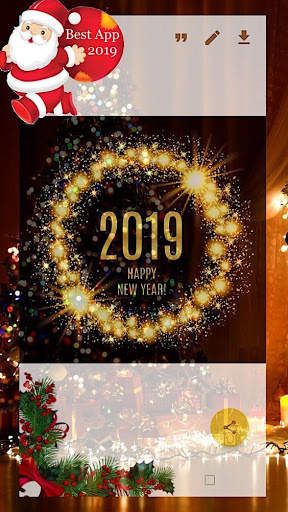 New Year | Christmas Image and GIF Wish Edit 2019 screenshot 2