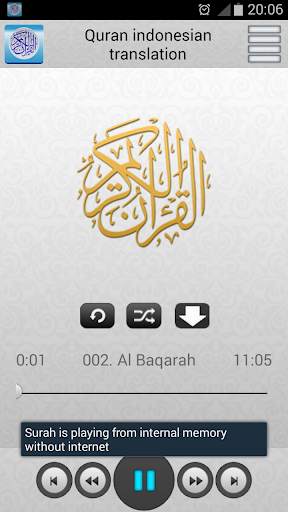 Quran indonesian translation screenshot 2