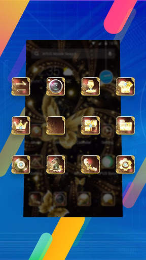 Shine Golden Fantastic Butterfly-APUS Launcher screenshot 3