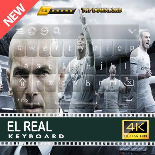 Madrid EL Real Keyboard Theme Football 2019 4.0