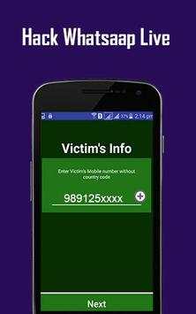 Hack Whatsapp Live Prank screenshot 2