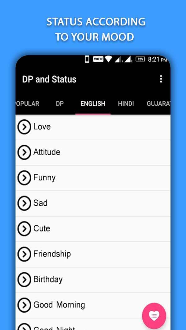 DP and Status for Whatsapp screenshot 6