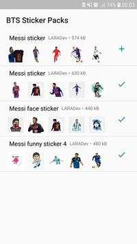 WAStickerApps -Messi Stickers for What­sApp screenshot 1