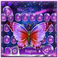 Purple Crystal Butterfly Keyboard Theme icon