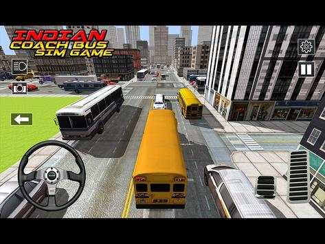 Indian Coach Bus Sim Game 2017 screenshot 11