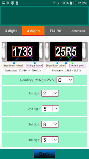 SMD Resistor Code screenshot 4