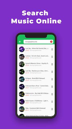 Music Downloader -Music Player 4 تصوير الشاشة