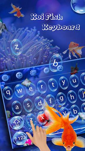 Koi Fish Keyboard Theme स्क्रीनशॉट 2