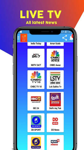 Live Tv App,News App in Hindi screenshot 2