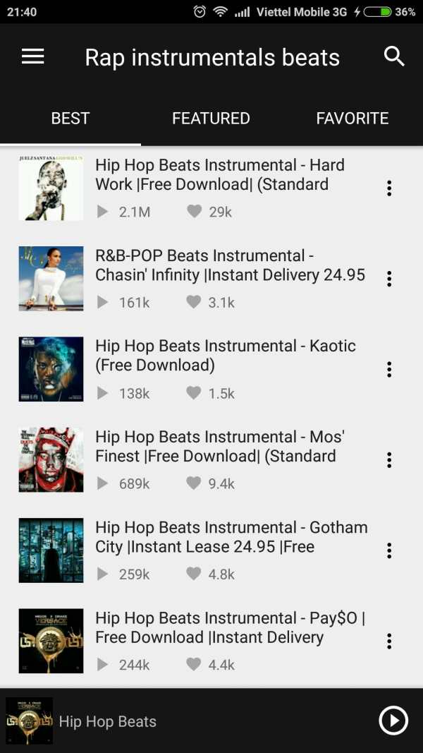 Instrumental rap beats screenshot 1