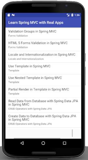 Learn Spring MVC with Real Apps скриншот 3