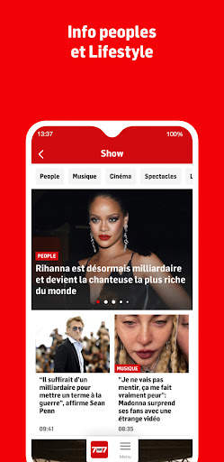 7sur7.be Mobile screenshot 3