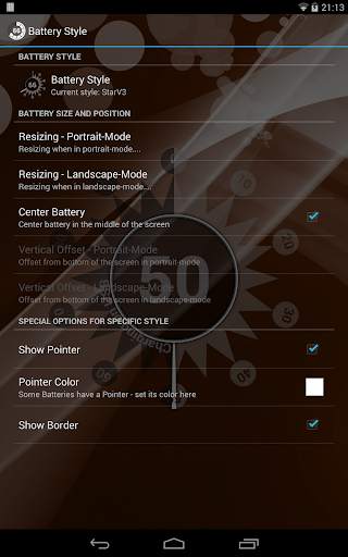 Battery LiveWallpaper HD screenshot 10