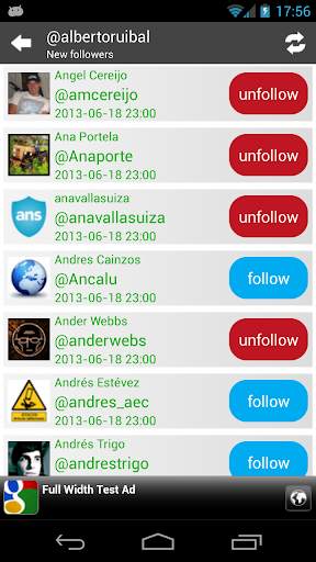 Track my Followers for Twitter screenshot 3