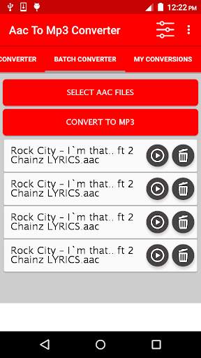 Aac To Mp3 Converter screenshot 3