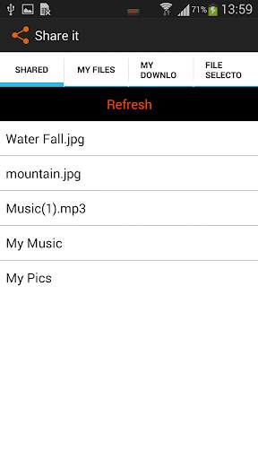 Share it screenshot 2