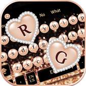 Rose Gold Pearl Keyboard 10001002