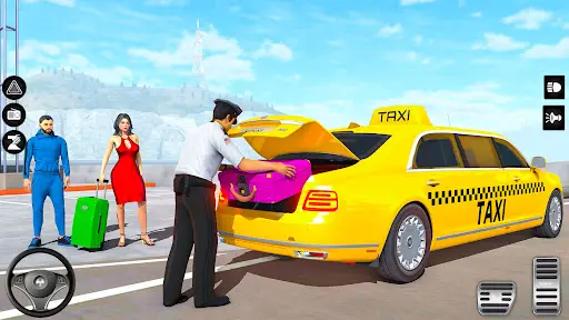 Crazy Car Driving: Taxi Games screenshot 8