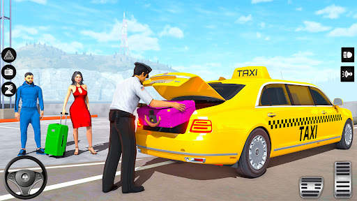 Crazy Car Driving: Taxi Games screenshot 8