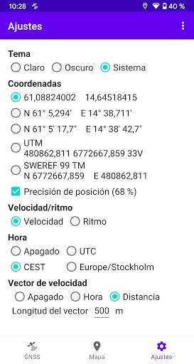 Visor de GNSS screenshot 3