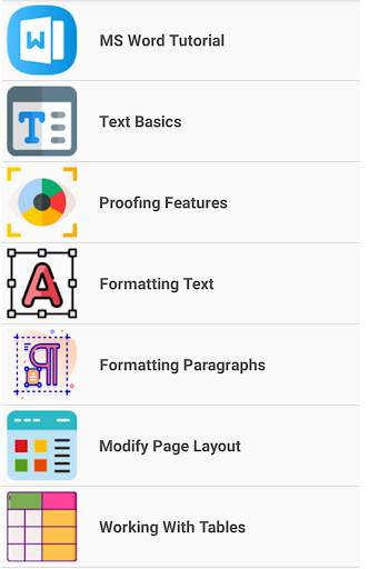 Learn MS Word screenshot 18