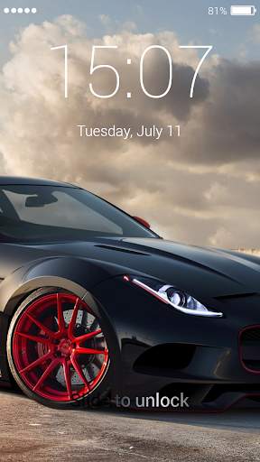 Cars Lock Screen 5 تصوير الشاشة