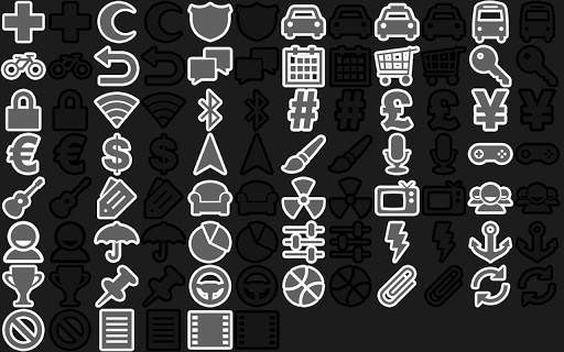 BL Essentials BW Icon Pack screenshot 2