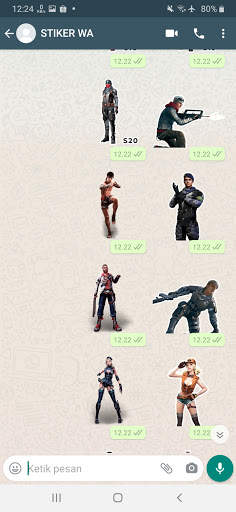 Sticker WA Free Fire FF Emote 2021 WAStickerApps screenshot 5