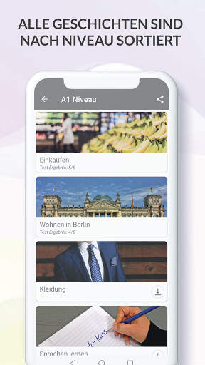 Deutsch Hören und Lesen ( Deutsch lernen ) screenshot 3