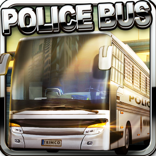 3D Police Bus Prison Transport icon