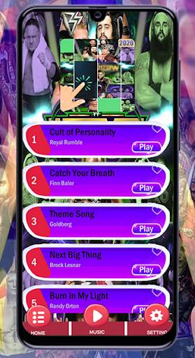 Roman Reigns Piano Tiles 5 screenshot 1