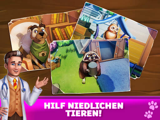 Pet Clinic: Gratis-Rätselspiel mit süßen Tieren screenshot 9