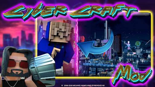 Cybercraft 2077 Mod   Skins screenshot 3