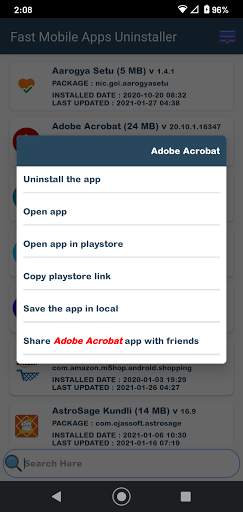 Fast Mobile Apps Uninstaller - No Ads - No Cloud screenshot 3