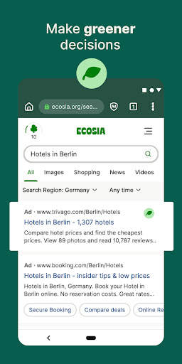 Ecosia: Browse to plant trees. screenshot 7