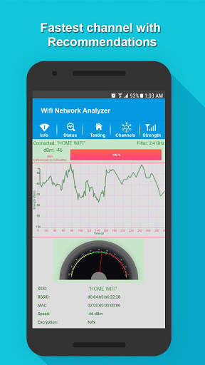 Free Wifi Network Analyzer screenshot 1