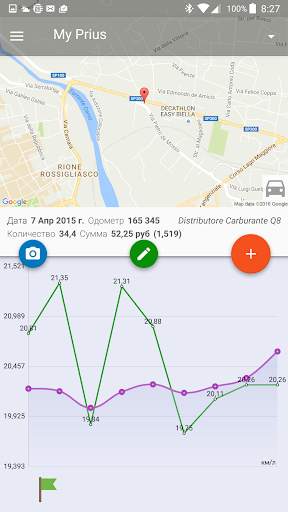 MyFuelLog2 скриншот 1