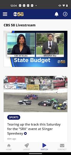 CBS 58 News screenshot 2