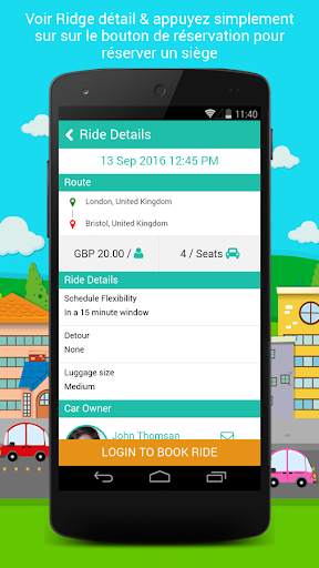 Tour de partage d'application screenshot 4