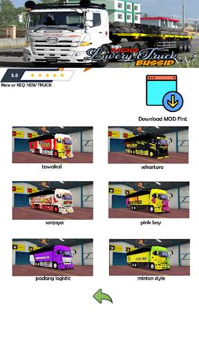 Mod Livery Truck Bussid V3.2 screenshot 3