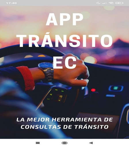 App Transito Ec screenshot 1