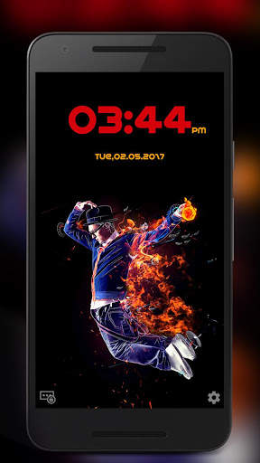 Dance Live Lock Screen 1 تصوير الشاشة
