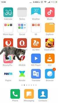 Cat on Screen Funny Joke скриншот 2