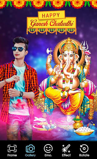Ganesh Chaturthi Photo Frame 2 تصوير الشاشة