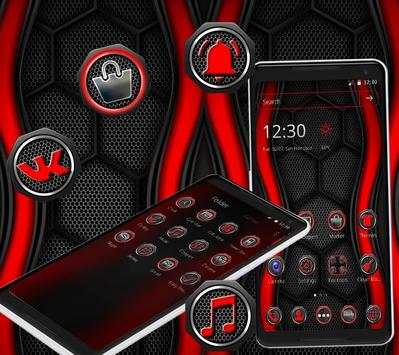 Red and Black Launcher Theme screenshot 1