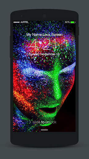 3D Neon Lock Screen screenshot 3